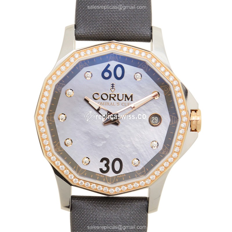 Corum 082.101.29-F149 PK10 ADMIRALS CUP Automatic 18kt Rose Magic & Diamond