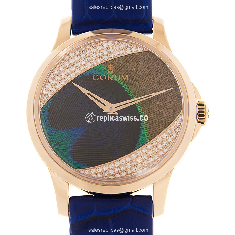 Corum 082.601.55-0001 PL91 HERITAGE Automatic 18kt Rose Gold