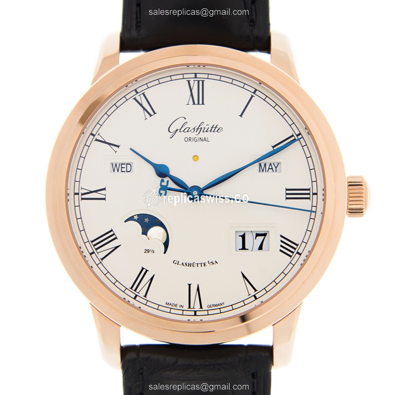 Glashutte 100-02-22-05-05 SENATOR MANUAL WINDING SKELETONIZED Automatic 18kt Rose Gold