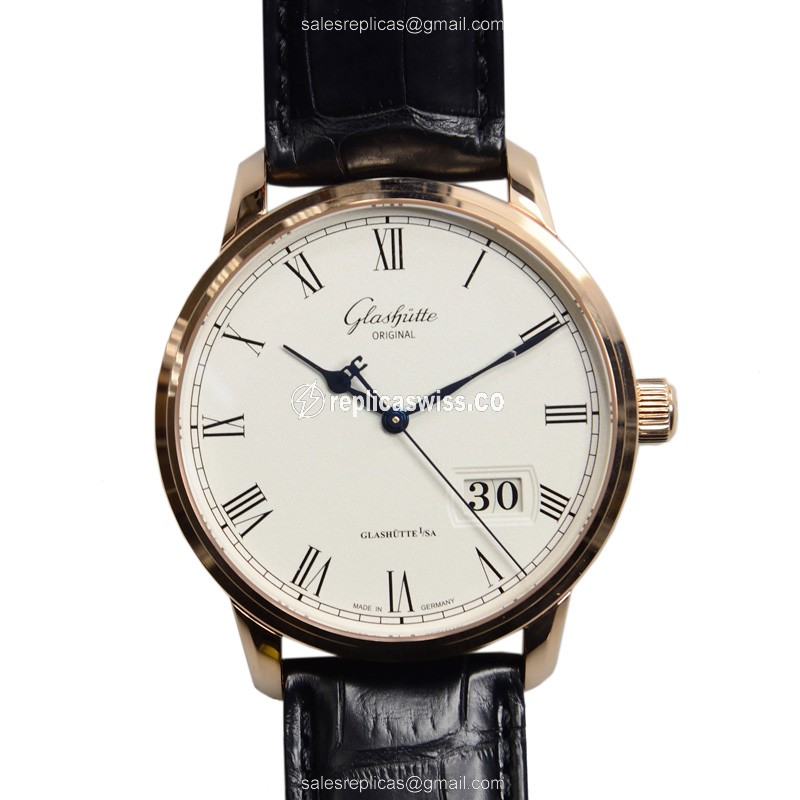 Glashutte 100-03-32-45-04 SENATOR PANORAMA DATE Automatic 18kt Rose Gold