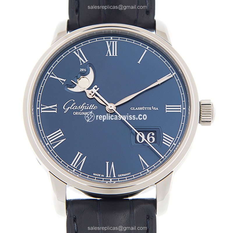 Glashutte 100-04-05-12-30 SENATOR MANUAL WINDING SKELETONIZED Automatic Stainless Steel