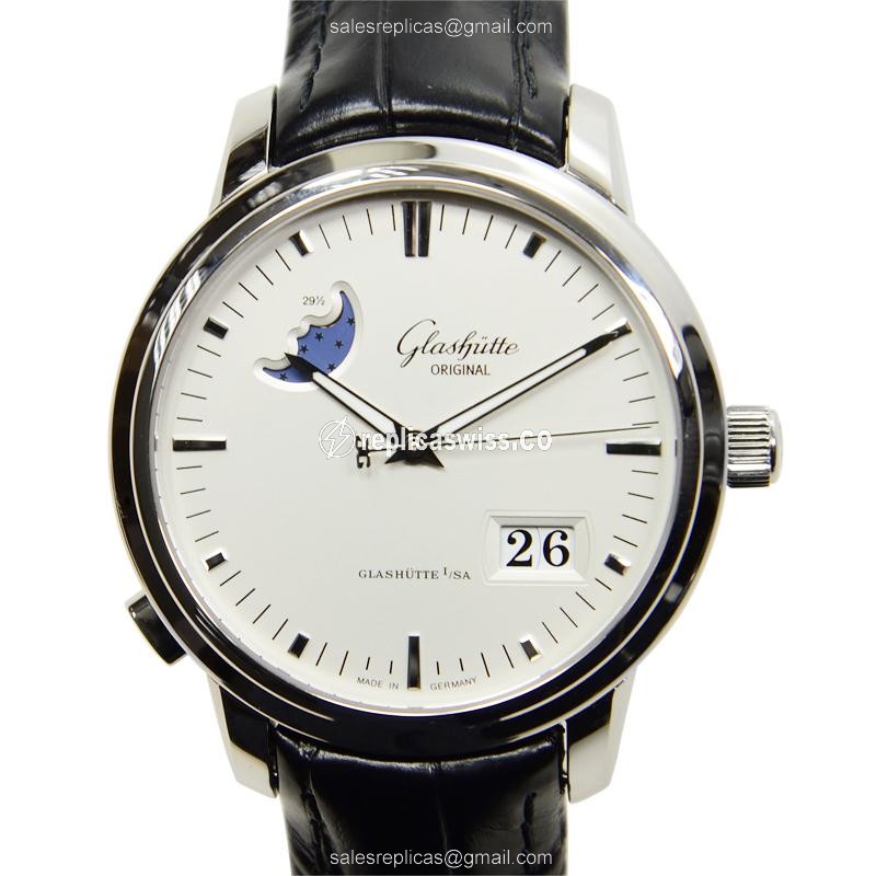 Glashutte 100-04-13-02-04 SENATOR PANORAMA DATE Automatic Stainless Steel