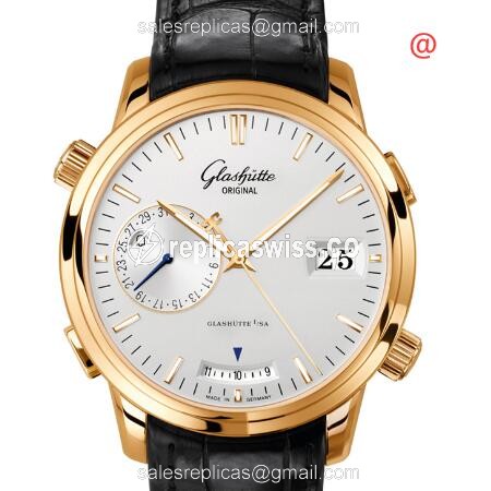 Glashutte 100-13-01-01-04 SENATOR MANUAL WINDING SKELETONIZED Automatic 18kt Rose Gold