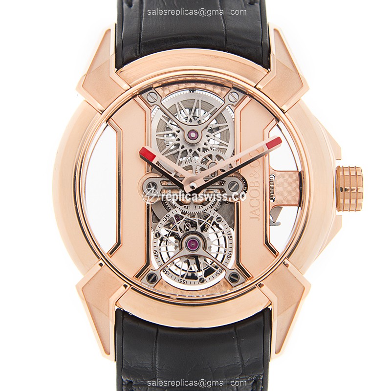 Jacob & Co 101.40.PS.OP.A CC4A EPIC X Automatic 18kt Rose Gold