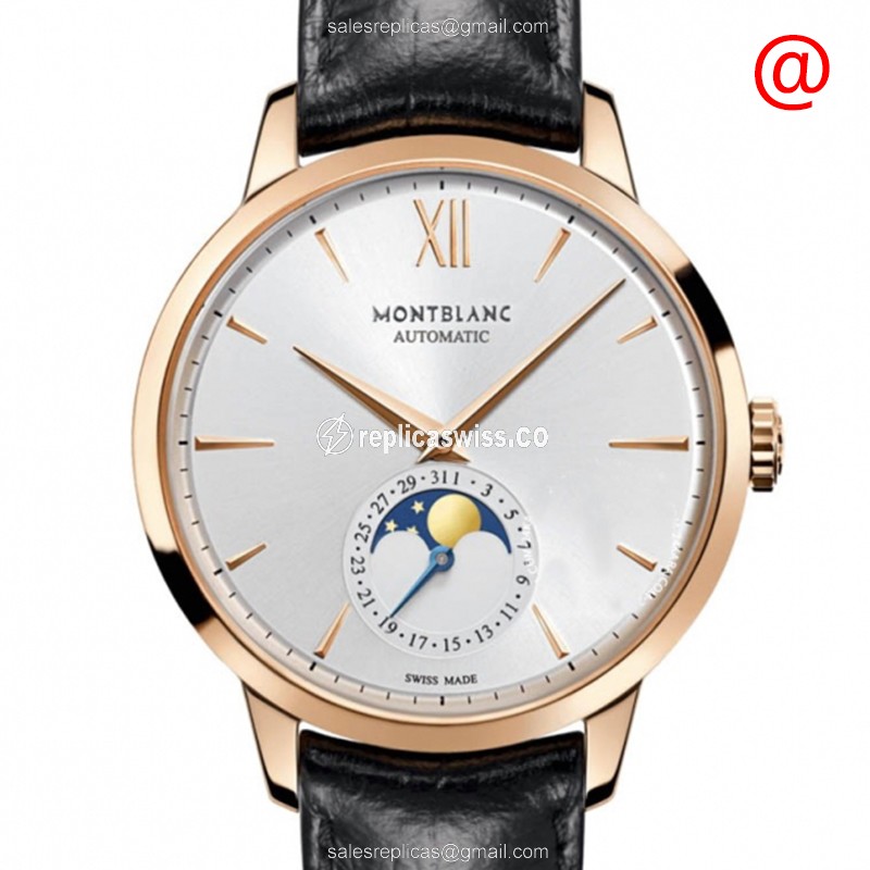 Mont Blanc 111185 HERITAGE SPIRIT Automatic 18kt Rose Gold