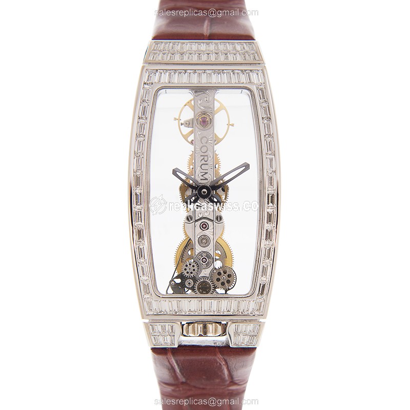 Corum 113.149.69/0089 0000 BRIDGE Manual Wind 18kt White Gold
