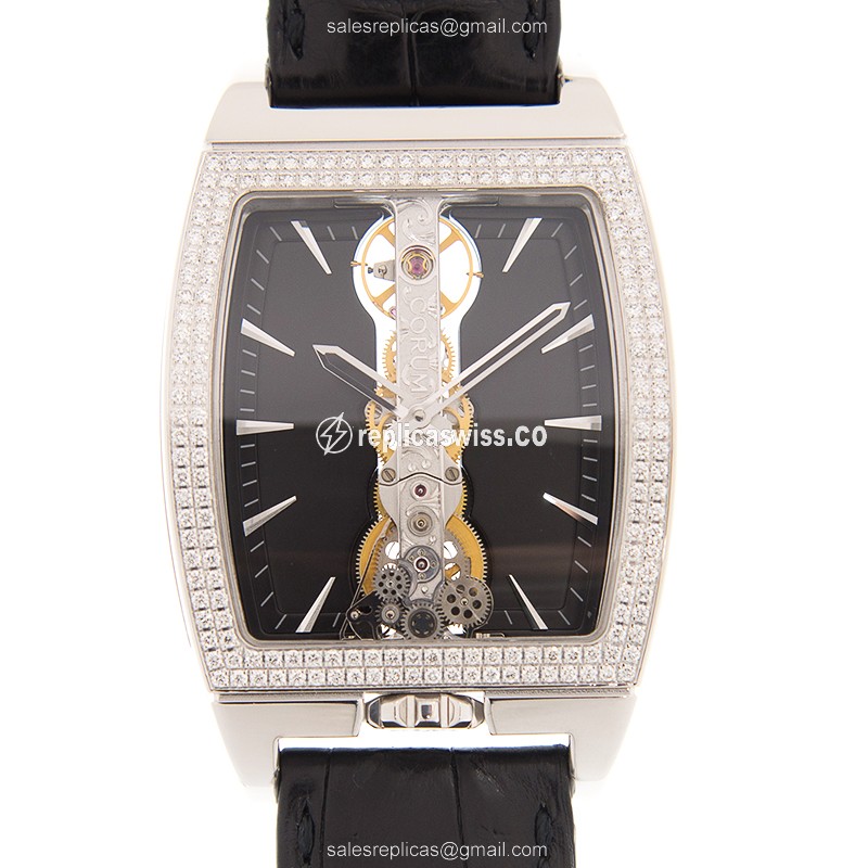 Corum 113.151.69/0001 FN01 BRIDGE Manual Wind 18kt White Gold & Diamond