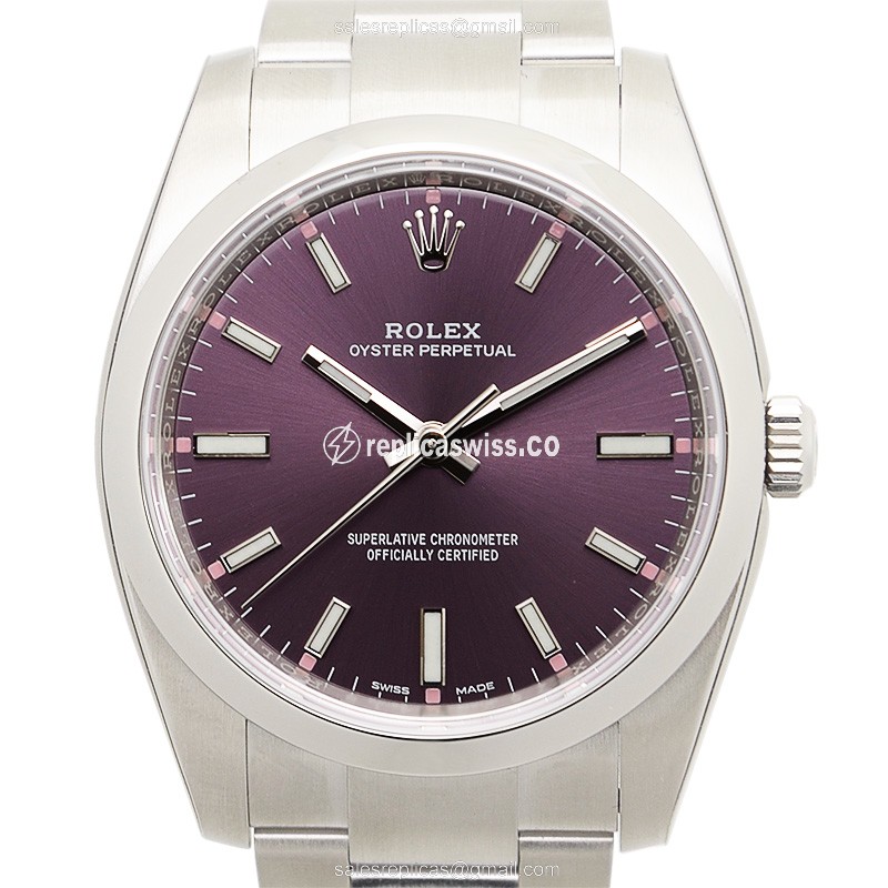 Rolex 114200PUR_O OYSTER PERPETUAL Automatic Stainless Steel