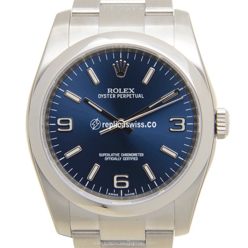 Rolex 116000BLWTBAR OYSTER PERPETUAL Automatic Stainless Steel
