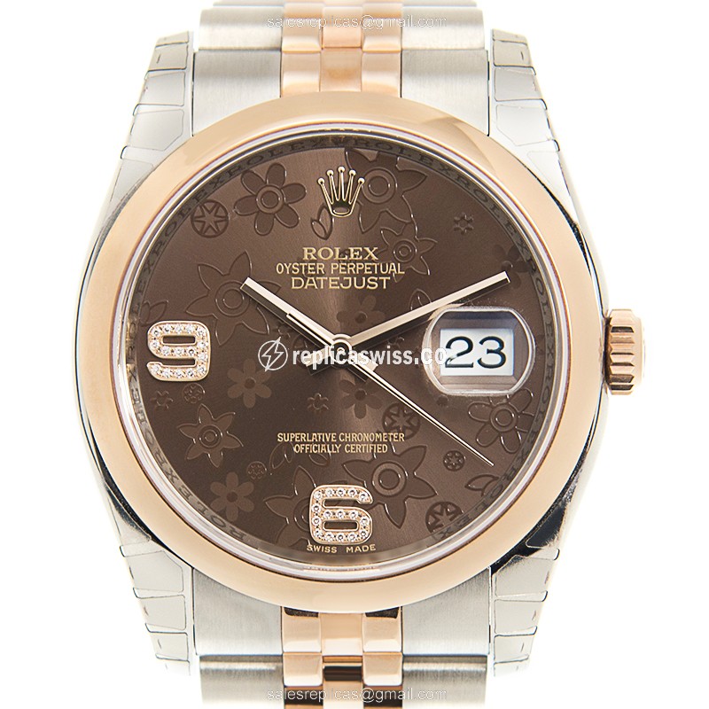 Rolex 116201 DATEJUST Automatic 18kt Rose Gold & Steel