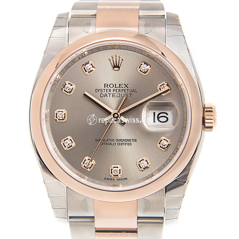Rolex 116201G DATEJUST Automatic 18kt Rose Gold & Steel
