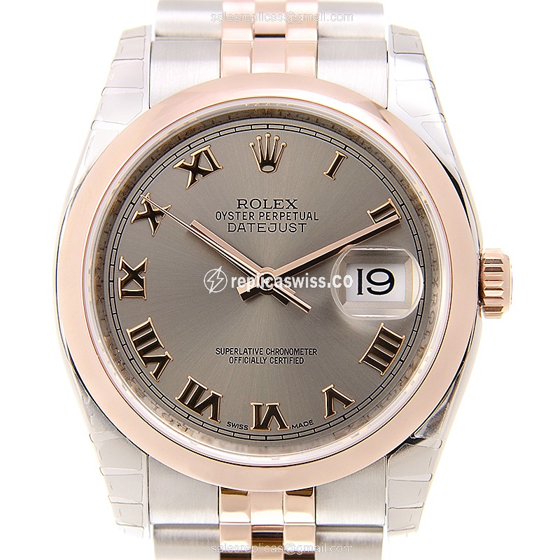 Rolex 116201G DATEJUST Automatic 18kt Rose Gold & Steel