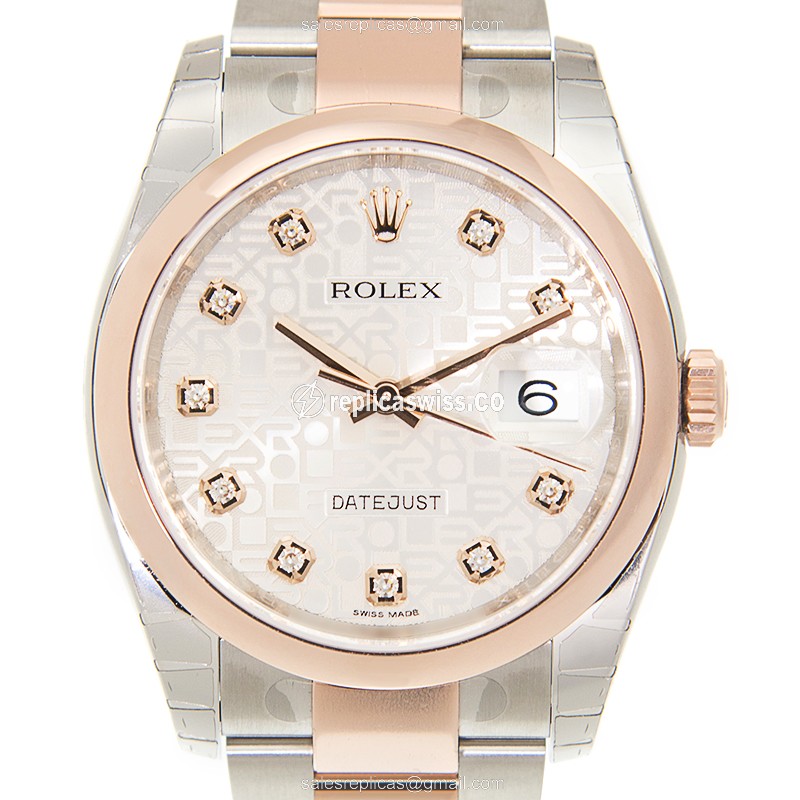 Rolex 116201J DATEJUST Automatic 18kt Rose Gold & Steel