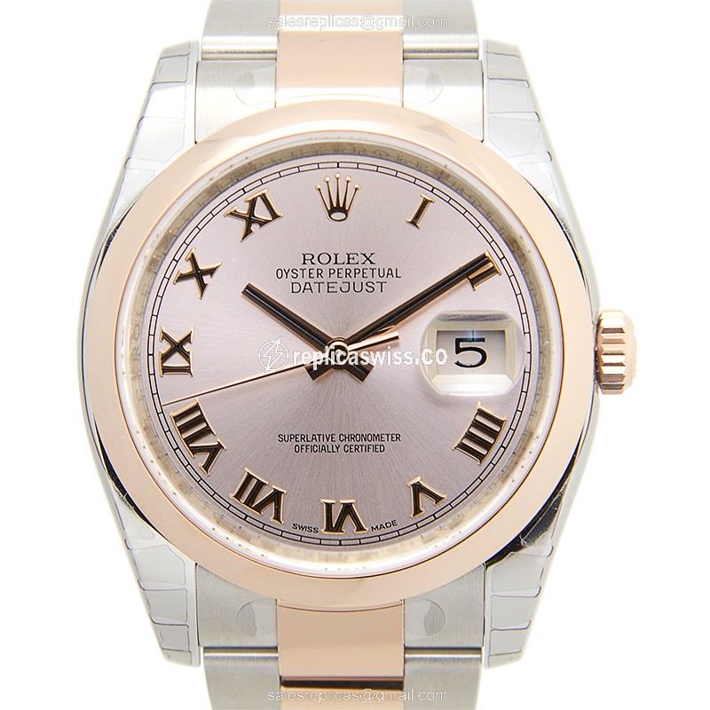 Rolex 116201 DATEJUST Automatic 18kt Rose Gold & Steel