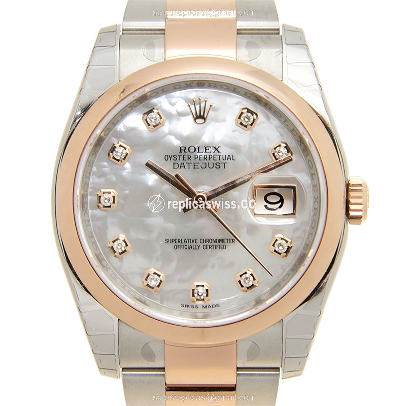 Rolex 116201WTNG DATEJUST Automatic 18kt Rose Gold & Steel