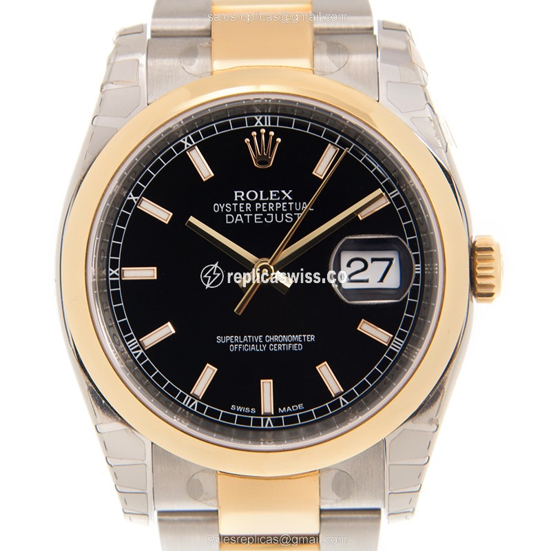 Rolex 116203BK_O DATEJUST Automatic 18kt Gold & Steel