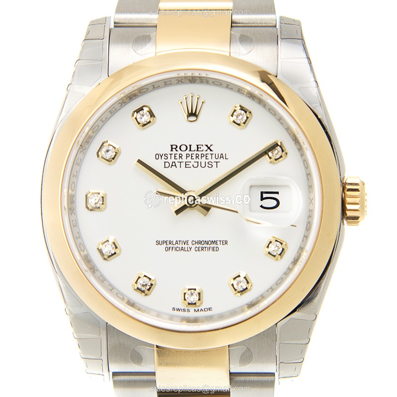Rolex 116203G DATEJUST Automatic 18kt Gold & Steel