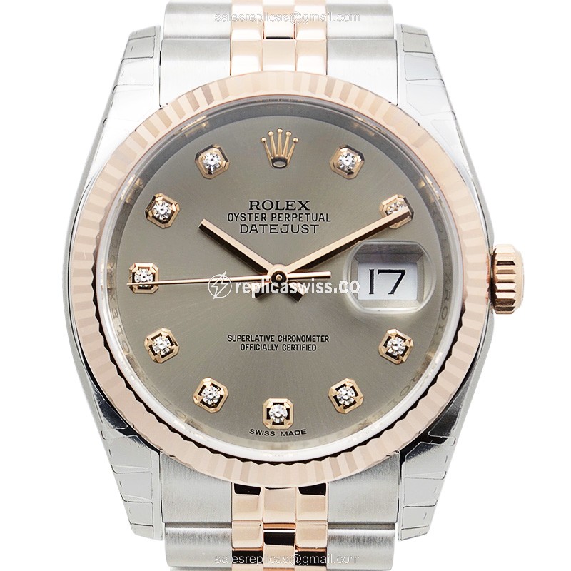 Rolex 116231G DATEJUST Automatic 18kt Rose Gold & Steel
