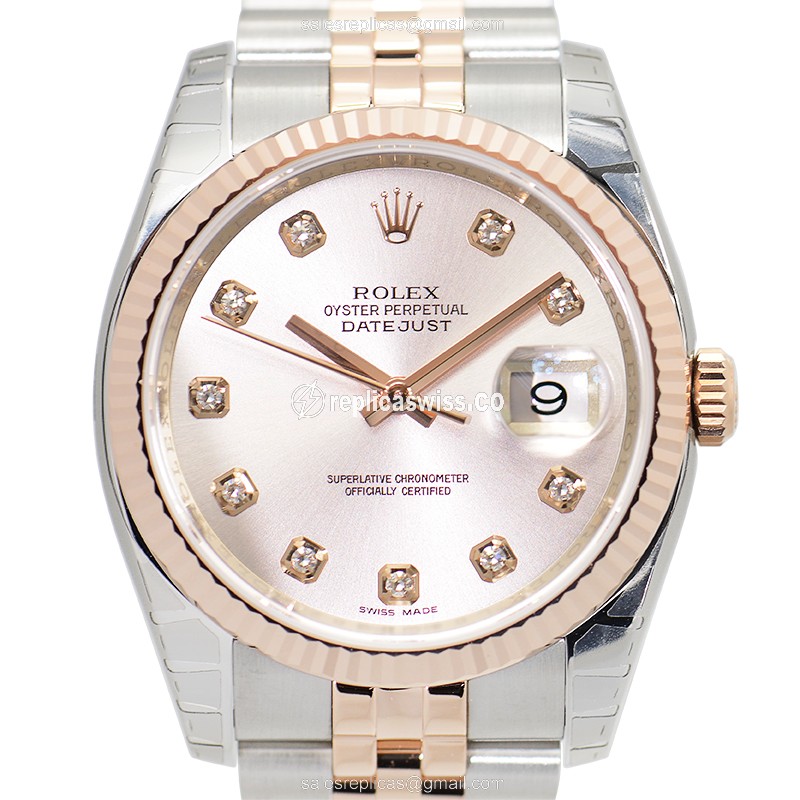 Rolex 116231G DATEJUST Automatic 18kt Rose Gold & Steel