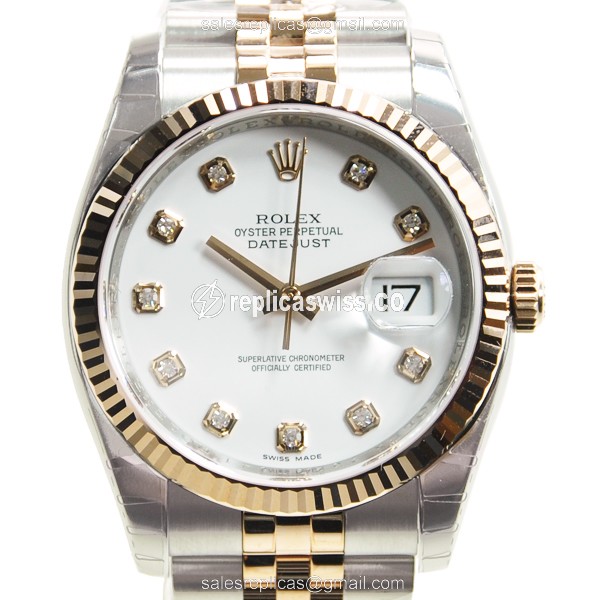 Rolex 116231G DATEJUST Automatic 18kt Rose Gold & Steel