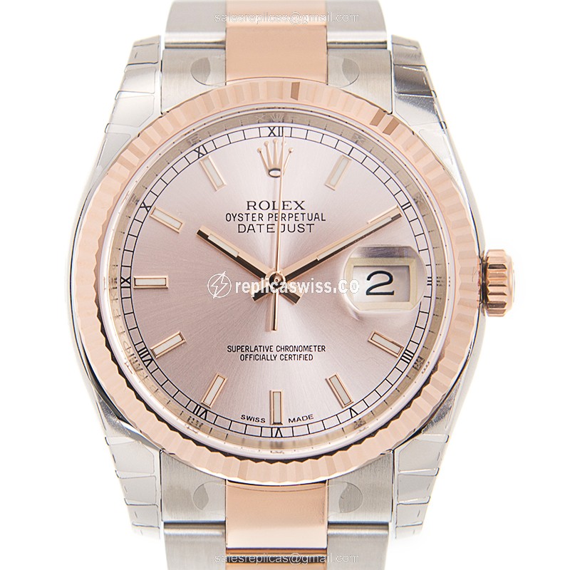 Rolex 116231 DATEJUST Automatic 18kt Rose Gold & Steel