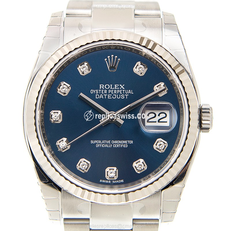 Rolex 116234G DATEJUST Automatic 18kt White Gold & Steel
