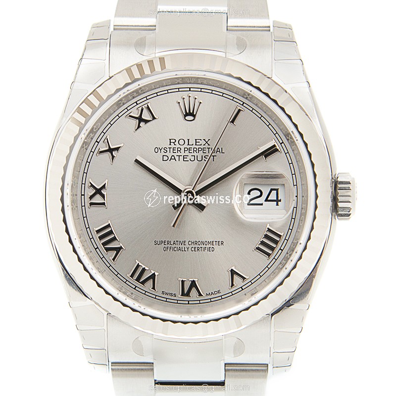 Rolex 116234G DATEJUST Automatic 18kt White Gold & Steel