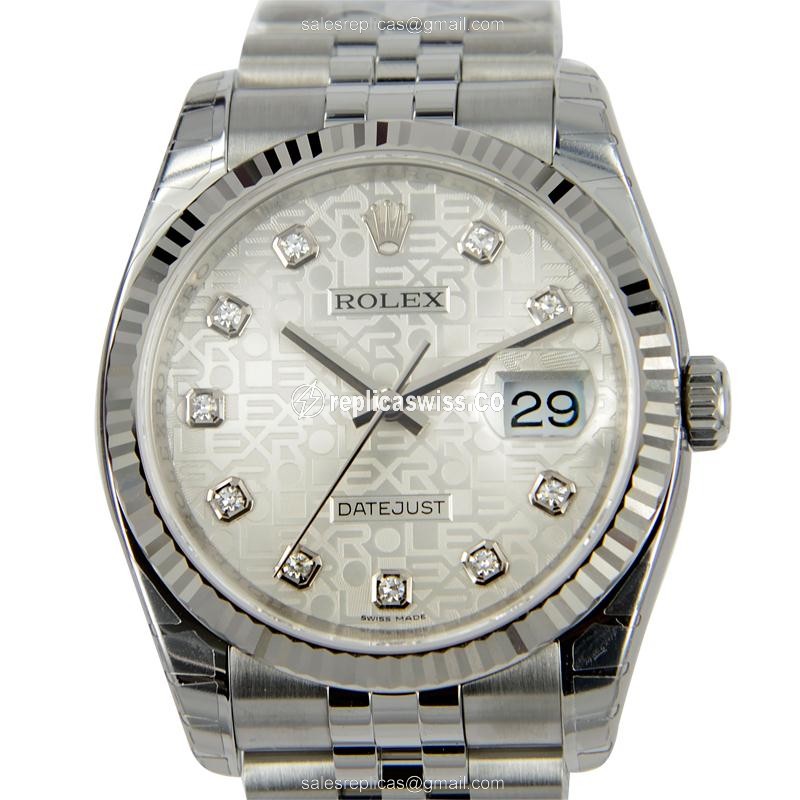 Rolex 116234J DATEJUST Automatic 18kt White Gold & Steel