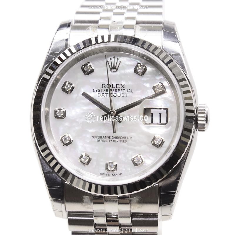 Rolex 116234NG DATEJUST Automatic 18kt White Gold & Steel