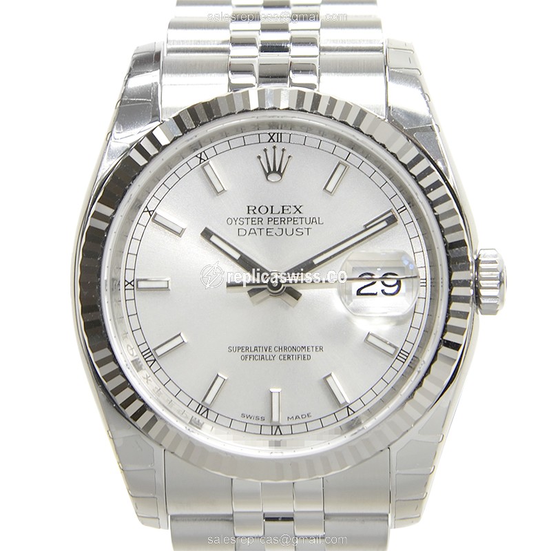 Rolex 116234 DATEJUST Automatic 18kt White Gold & Steel