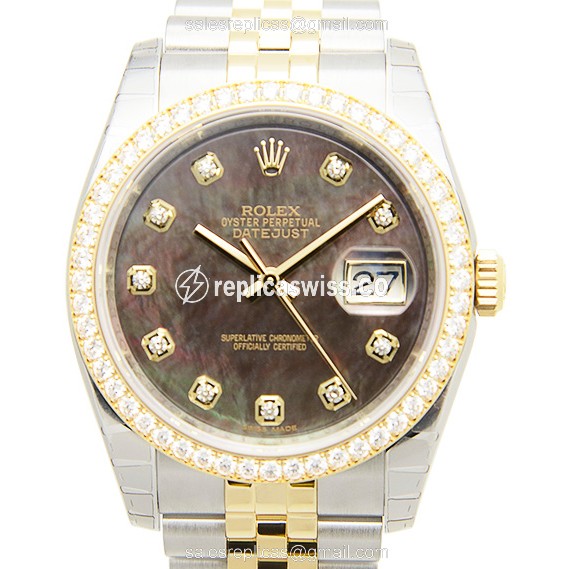 Rolex 116243 DATEJUST Automatic 18kt Gold & Diamond & Steel