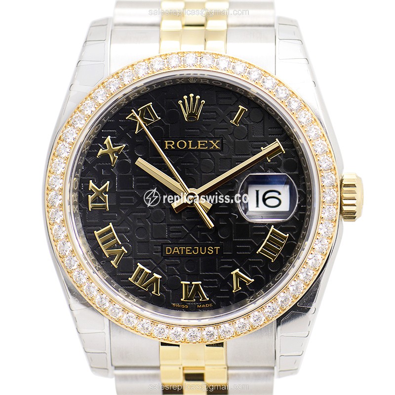 Rolex 116243J DATEJUST Automatic 18kt Gold & Diamond & Steel