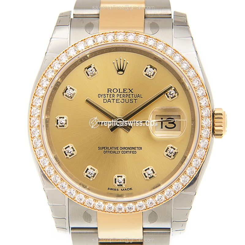 Rolex 116243G DATEJUST Automatic 18kt Gold & Steel
