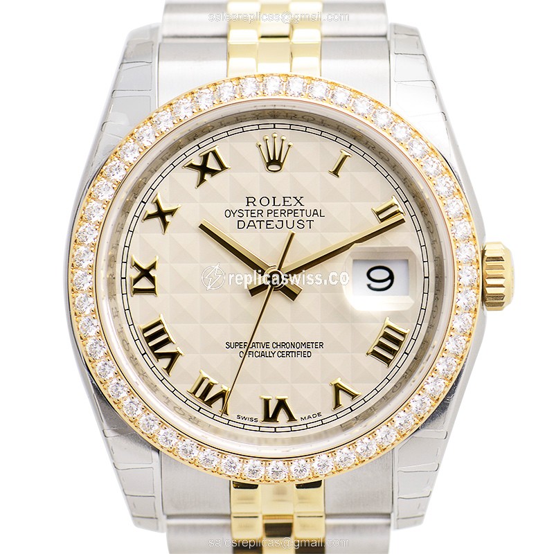 Rolex 116243 DATEJUST Automatic 18kt Gold & Diamond & Steel
