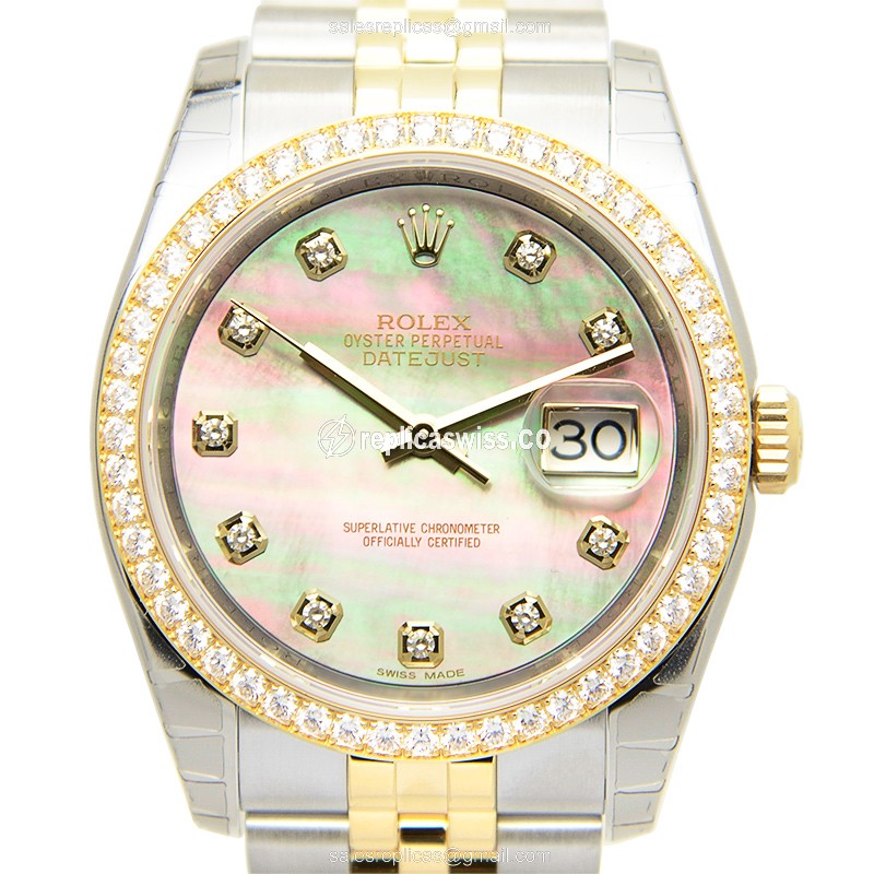 Rolex 116243 DATEJUST Automatic 18kt Gold & Diamond & Steel