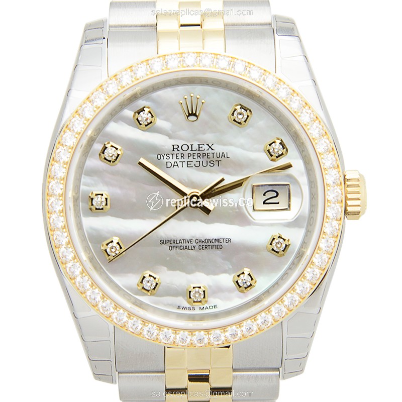 Rolex 116243 DATEJUST Automatic 18kt Gold & Diamond & Steel