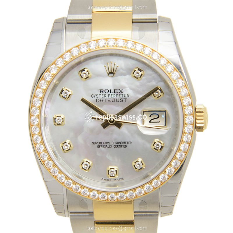 Rolex 116243 DATEJUST Automatic 18kt Gold & Diamond & Steel