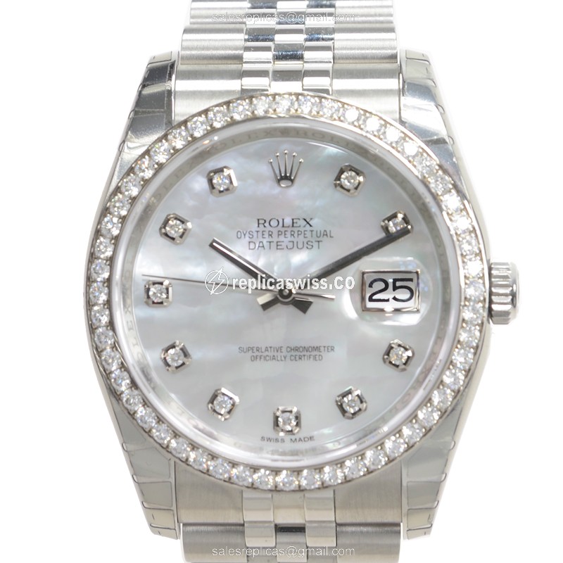 Rolex 116244NC DATEJUST Automatic 18kt White Gold & Steel