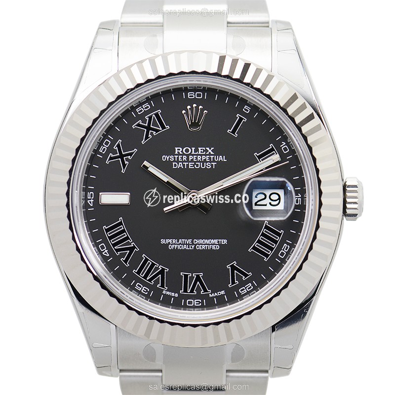 Rolex 116334 DATEJUST Automatic 18kt White Gold & Steel