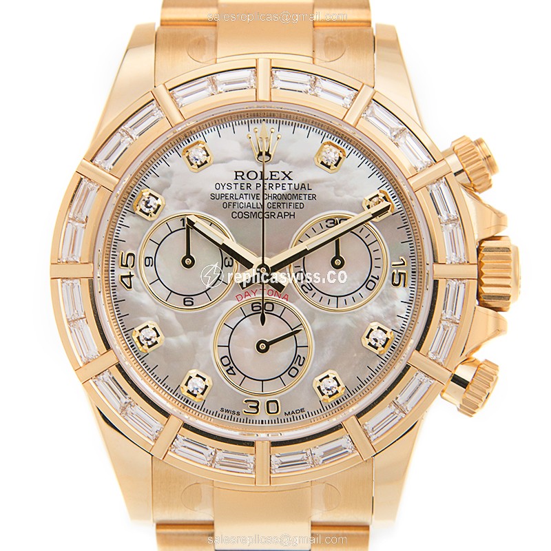 Rolex 116568BR DAYTONA Automatic 18kt Gold & Diamond