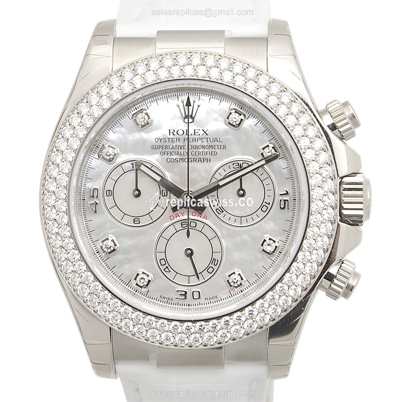 Rolex 116589RB DAYTONA Automatic 18kt White Gold & Diamond