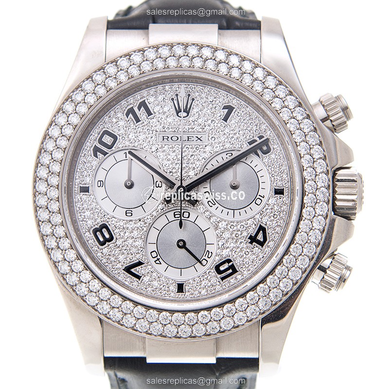 Rolex 116589RBR DAYTONA Automatic 18kt White Gold & Diamond