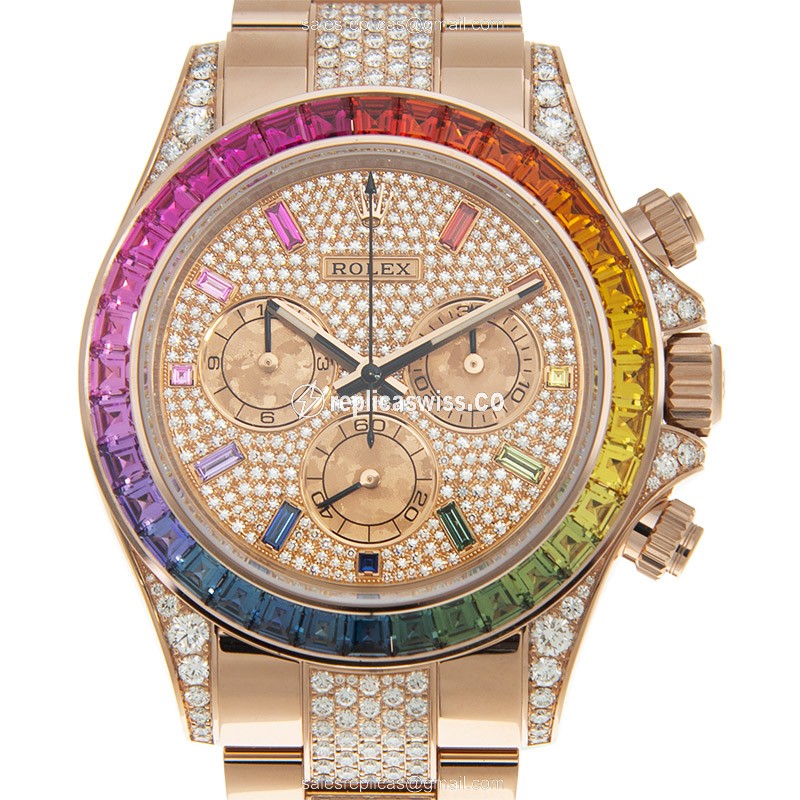 Rolex 116595RBOW-0002 DAYTONA Automatic 18kt Rose Gold & Sapphire