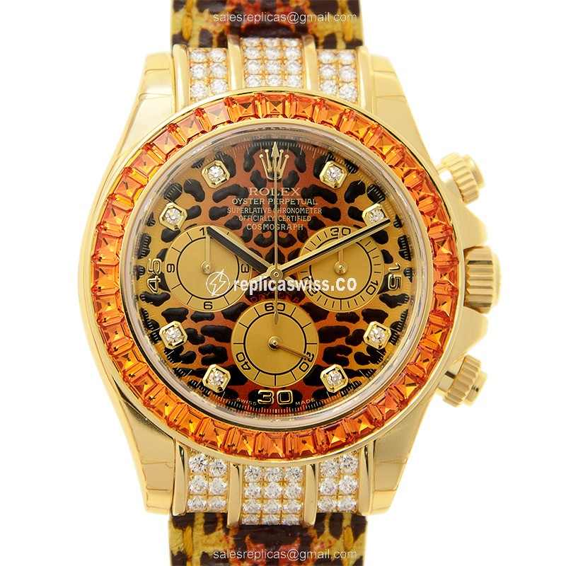 Rolex 116598SACO_L DAYTONA Automatic 18kt Gold & Diamond & Steel