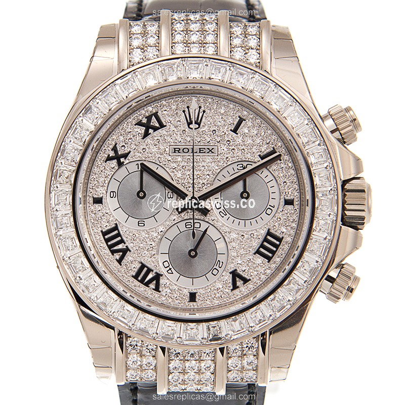 Rolex 116599TBRRN DAYTONA Automatic 18kt White Gold & Diamond