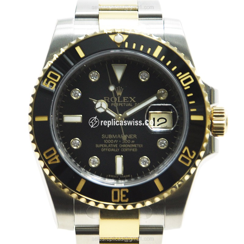 Rolex 116613LN8DIA SUBMARINER Automatic 18kt Gold & Steel