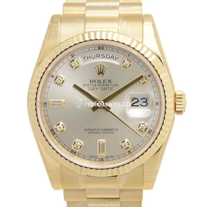 Rolex 118238ASV DAY-DATE Automatic 18kt Yellow Gold