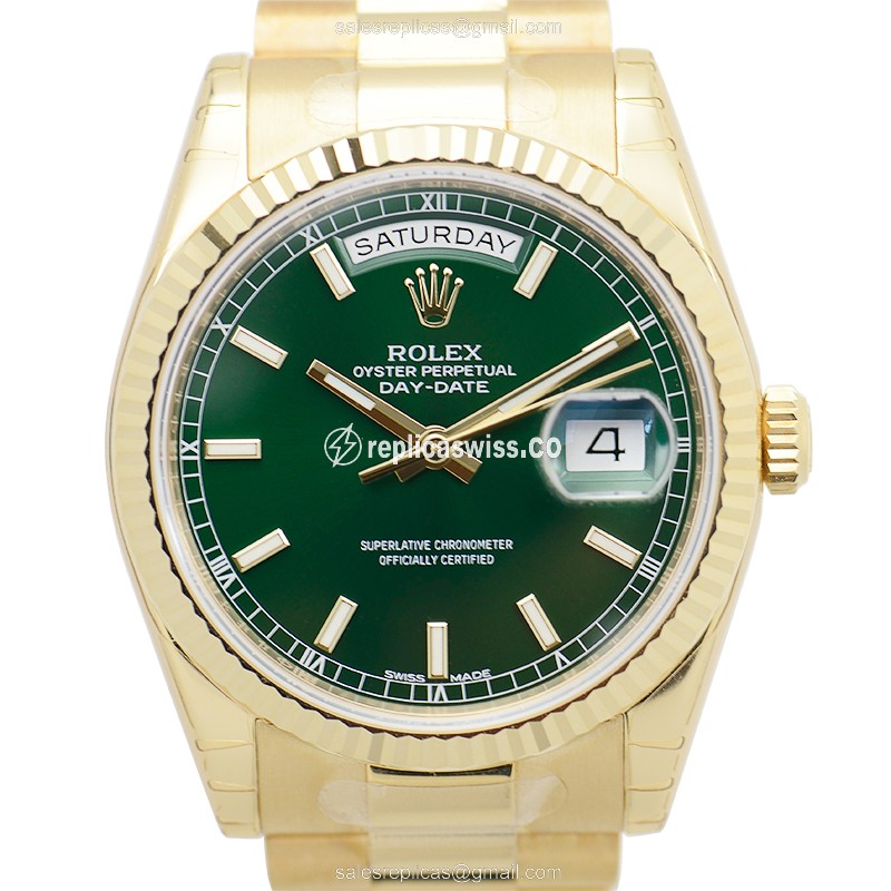 Rolex 118238GN DAY-DATE Automatic 18kt Yellow Gold