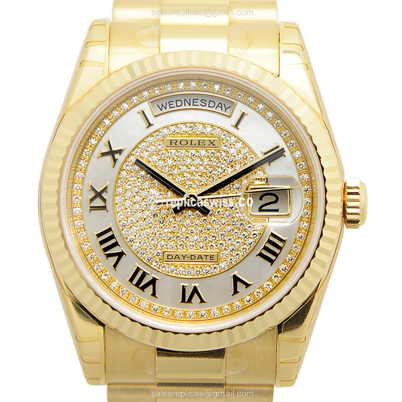 Rolex 118238NRZ DAY-DATE Automatic 18kt Gold & Steel