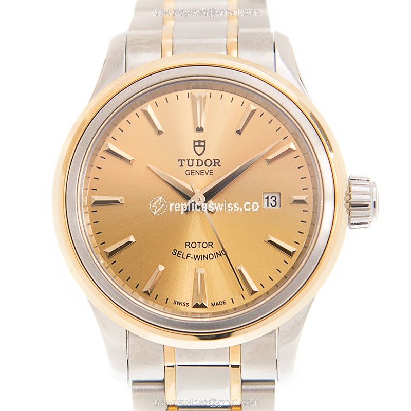 Tudor 12103-65013-CH STYLE Automatic 18kt Gold & Steel